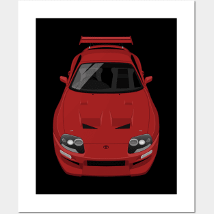 Supra GT MK3 3rd gen 1JZ Body Kit - Red Posters and Art